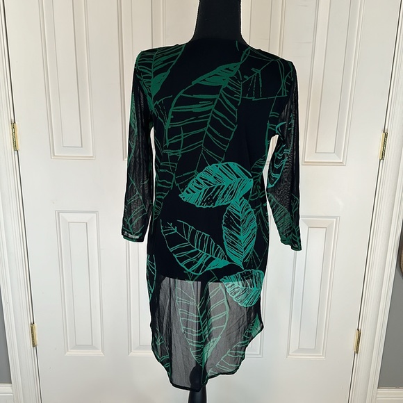 Alfani size small beautiful leaf tunic top 💚 - Picture 4 of 11